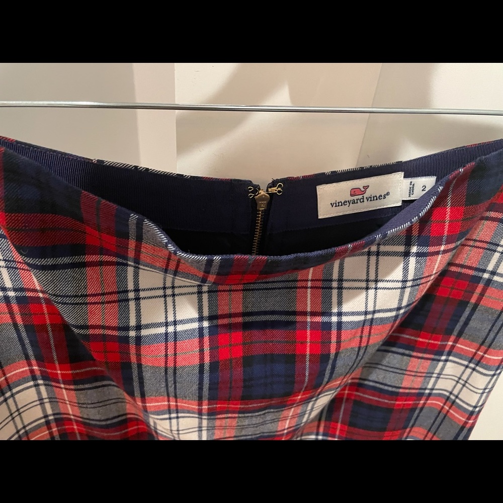 Vineyard vines plaid mini shirt - sz 2